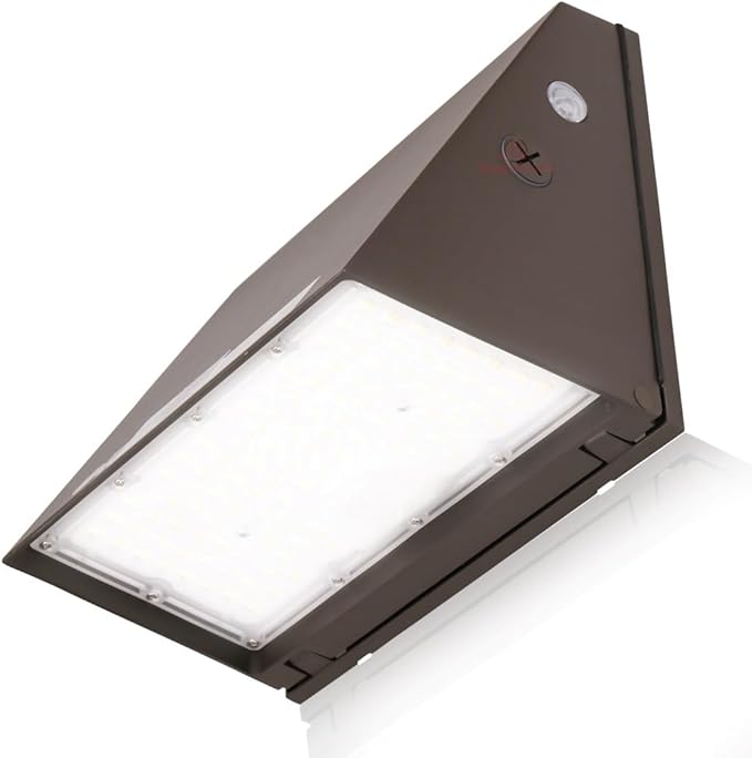 RuggedGrade 40W - Tucana III Series - LED Wall Pack Light with Photocell & Motion Sensor - 5,800 Lumens - Color Selectable 3000K/4000K/5000K - Outdoor LED Light - DLC 5.1 Premium