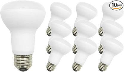Jolux 10 Pack BR20 LED Bulbs Dimmable, 1470 Lumens, 5000K Daylight, 100W Equivalent to 13.5w, CRI82, Medium Screw Base E26, Indoor Flood Light