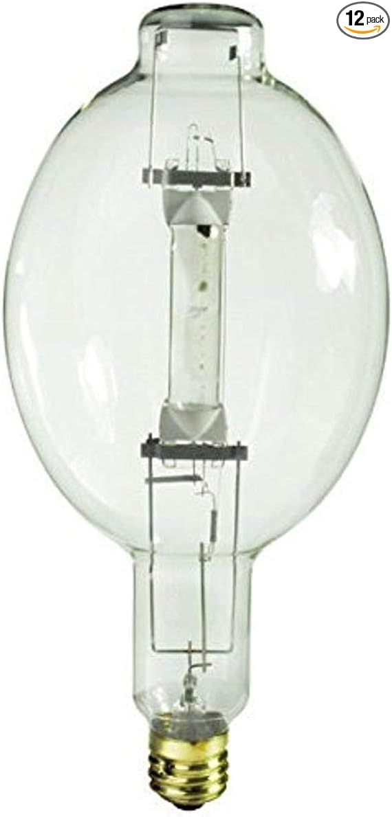 Current Professional Lighting MVR250/HOR High Intensity Discharge Quartz Metal Halide Light Bulb, ED28 (12 pack)