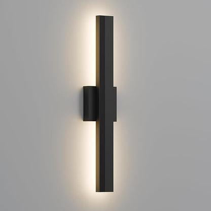LamQee 23.6 In Aluminum Long Outdoor Wall Light, 3000K 1600LM Integrated LED Waterproof IP65, Linear Modern Exterior Lighting Fixtures Wall Mount Outside Sconce for House Porch Patio Garage Front Door
