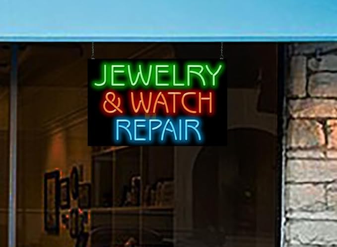 Jewelry & Watch Repair Neon Sign