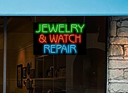 Jewelry & Watch Repair Neon Sign