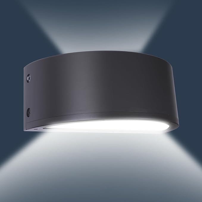 120W Up and Down LED Wall Pack Light, 3000/4000/5000K 3CCT, 60/80/100/120W Selectable, Commercial Security Lighting Outdoor LED Wall Lights for Building Parking Lot Warehouse,100-277V, ETL Listed