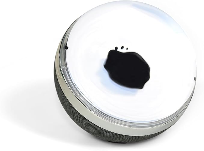 Liquid Motion Sound Visualizer Lamp, Compound-Venom Ferrofluid Desk Lamp, Dancing Ferrofluid with Music Rhythm, Desktop Decor with Back Light, Liquid Motion Lamp(Does Not Make Sound)