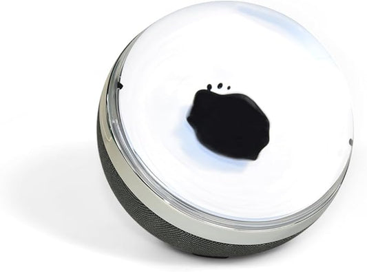 Liquid Motion Sound Visualizer Lamp, Compound-Venom Ferrofluid Desk Lamp, Dancing Ferrofluid with Music Rhythm, Desktop Decor with Back Light, Liquid Motion Lamp(Does Not Make Sound)