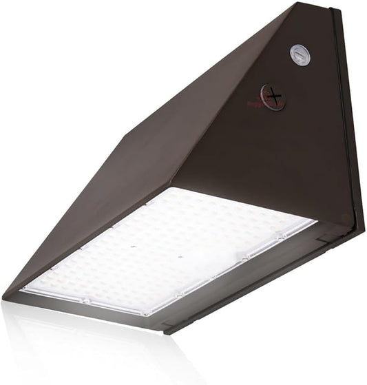 RuggedGrade 120W - Tucana III TunableTech Series - LED Wall Pack Light with Photocell - 17,200 Lumens - Color Selectable 3000K/4000K/5000K - Outdoor LED Light - DLC 5.1 Premium
