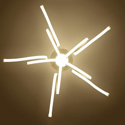 Indoor Light Led Modern Lighting Novelty Lustre Lamp - Multi-Headed Dimming for Bedroom, Living Room