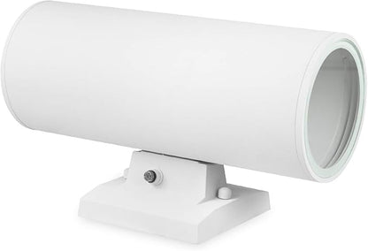 Dusk to Dawn Sensor Outdoor Wall Light, Exterior Lighting - ETL Listed, Die-Casting Aluminum Waterproof Wall Mount Cylinder Design - Up Down Light Fixture for Porch, Garage, Garden and Patio