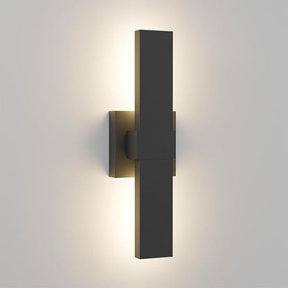 LamQee 15.8 in Aluminum Long Outdoor Wall Lights, 3000K 500LM LED Waterproof IP65, Modern Exterior Lighting Fixture Linear Outdoor Sconce Wall Mount Outside Lighting for House Porch Patio Garage Door