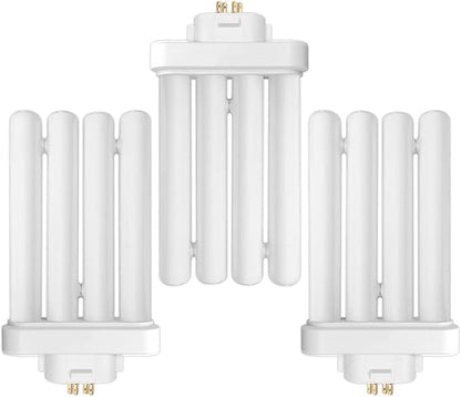 CFML27VLX Replacement Bulb for Verilux CFML27VLX 27 Watt Fluorescent Bulb, Natural Daylight,4-Pin GX10Q-4 Base, 6500K Daylight, 3 Pack