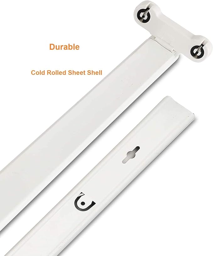 35 Pack LED Ready Strip, Narrow Type 2 Lamps Fixture, 4FT Strip Fixture 48” Linear Utility Strip Light,2 Lamps T8 Strip, Double End - LED T8 Tube Not Included