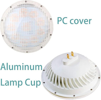 BAOMING PAR56 WFL LED Bulb Neutral White (4000~4500K) Replace Standard PAR56 300 Watt Halogen Light 28W 120°Deg AC/120V Base Type: GX16D