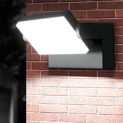 ledmo Outdoor Wall Lights 40W Adjustable 360 Degree Head Waterporof 5000K Cut Off Wall Pack Black Modern Front Door Porch Light Christmas Outdoor Lighting Garage Security Lighting