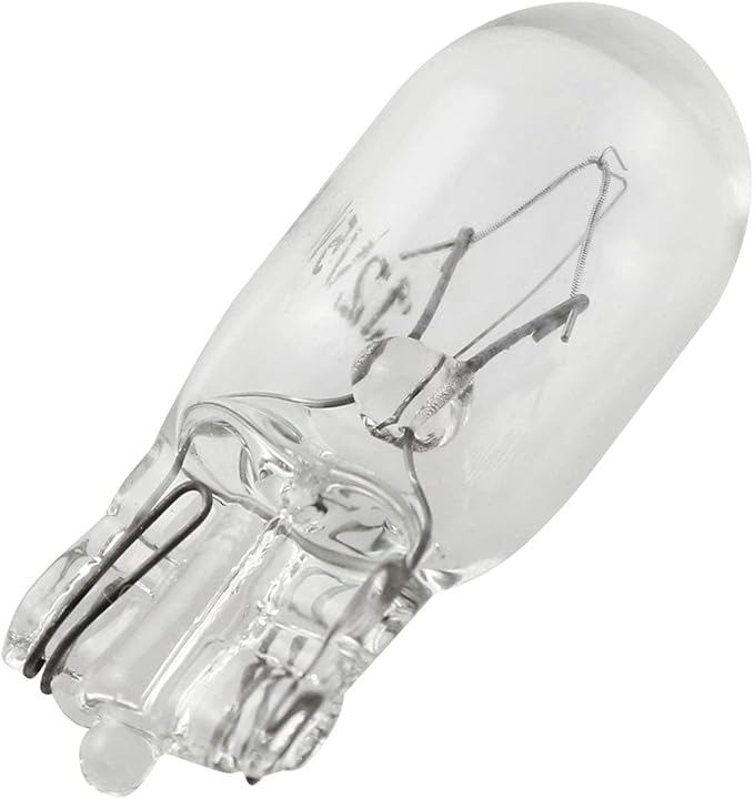20PCS T3 1/4 Wedge Base 12 Volt 5 Watt Bulb Clear Krypton Light Bulb 9x20 mm for Landscape, RV and Cabinet Lighting