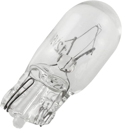 20PCS T3 1/4 Wedge Base 12 Volt 5 Watt Bulb Clear Krypton Light Bulb 9x20 mm for Landscape, RV and Cabinet Lighting