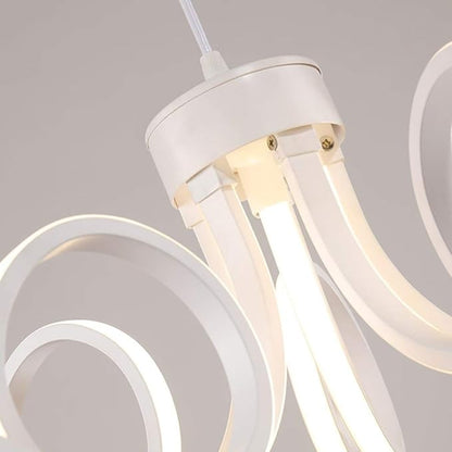 Indoor Light Led Modern Lighting Novelty Lustre Lamp - Multi-Headed Dimming for Bedroom, Living Room