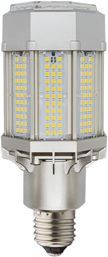 KASTLITE LED Post Top Light Bulb | Retrofit Corn Cob Light | 3 Color Temperatures 3000K, 4000K, 5000K | Mogul or Med Base | Rotatable Base with Cooling Fan, Surge Protection, Dimmable, Long Lifespan