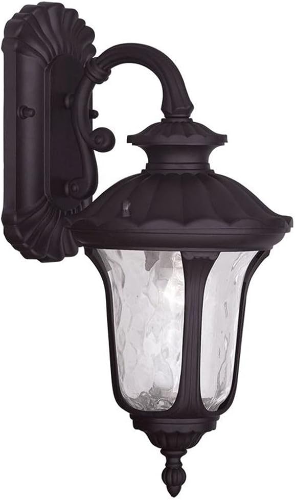 Livex Lighting 7851-07 Oxford 1 Light Outdoor Wall Lantern, Bronze