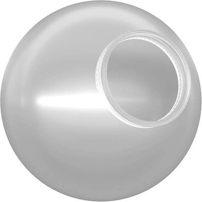KastLite 10" VC Frost Acrylic Lamp Post Globe | Smooth Textured with 3.91" Fitter Neck | Manufactured in the USA