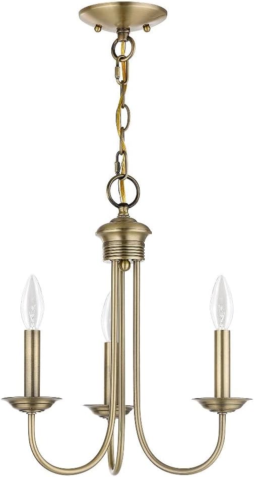 Livex Lighting 42683-07 3 Light Mini Chandelier