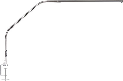 Daylight Slimline 4™ LED Table Lamp in Brushed Steel - 6,000K, 3,200 Lux, 4 Brightness Levels, USB-C Charging Port, Anti-Glare Diffuser, Flexible Design, Art & Craft, Sewing, Nail Salon