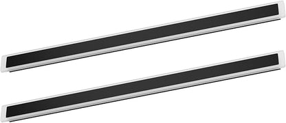 Tipace 2 Pack 47.2IN Long Outdoor LED Wall Lights,3000K Wall Light Rectangular Black Exterior Wall Light with Frosted Acrylic for Patio,Porch,Courtyard