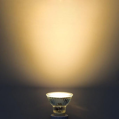 Halogen 25W 120V NP5 Candle Warmer Bulb, GU10 Halogen 120V 25W MR16 Glass Cover Bulb, Replacement for Wax Burner, Tart Burner, Fragrance Melt, MR16 JDR Dimmable, 2700K Warm White (Pack of 4)