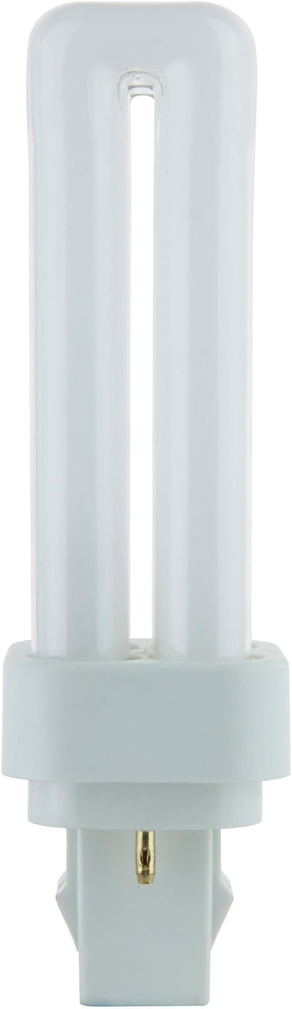 Sunlite 40539 PLD13/SP30K/10PK Double Twin Tube Compact Fluorescent Lamp, PLD 2-Pin, 13 Watts, 660 Lumens, 3000K Warm White, 2-Pin (GX23-2) Base, 10 Pack