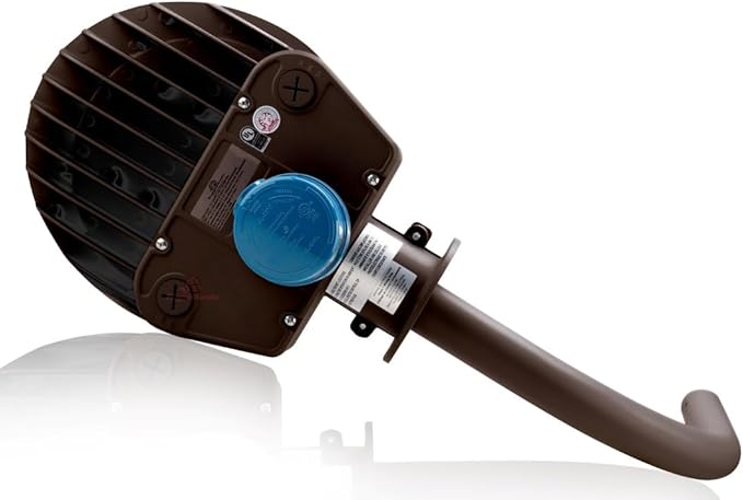 RuggedGrade 120W - Vontair Series - LED Barn Style Light with Arm Mount + Photocell - 18,000 Lumens - Color Selectable 3000K/4000K/5000K - Brown Housing - Outdoor Light | DLC 5.1 Premium