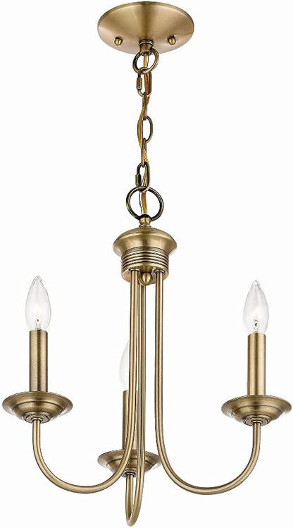 Livex Lighting 42683-07 3 Light Mini Chandelier