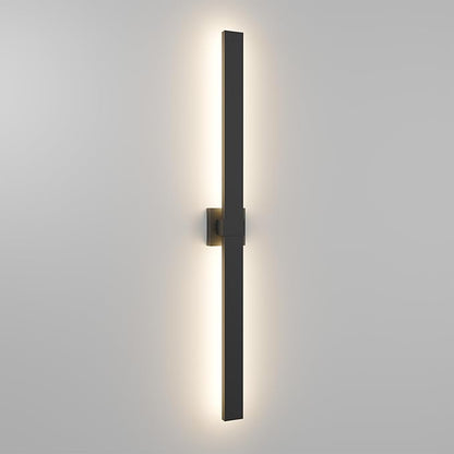 LamQee 47.2 In Aluminum Long Outdoor Wall Lights, 3000K 1760LM LED Waterproof IP65, Modern Exterior Lighting Fixture Linear Outdoor Sconce Wall Mount Outside Lighting for House Porch Patio Garage Door