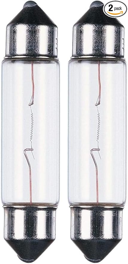 Sea Gull Lighting 97119-33 12-Volt Festoon Base Xenon Bulb 1.69x2x0.38, Frosted (Pack of 2)