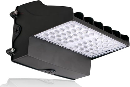 RuggedGrade 60W - Norani Series - Full Cutoff LED Wall Light - Wattage Selectable - 8,500 Lumens - Color Selectable 3000K/4000K/5000K - Outdoor LED Light - DLC 5.1 Premium