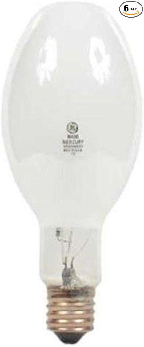 GE 23998 400-watt 22600-Lumen ED37 Light Bulb with Mogul Screw E39 Base, 6-Pack