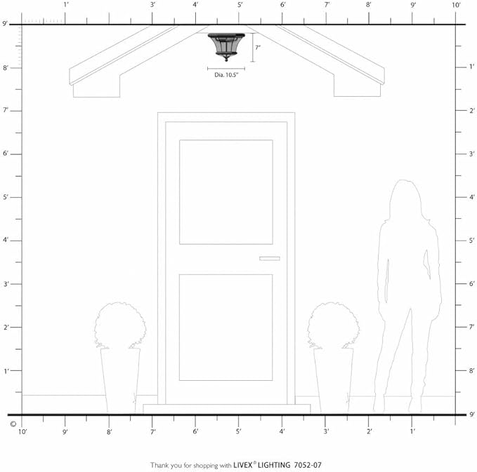 Livex Lighting 7052-02 Monterey 2 Light Outdoor/Indoor Polished Brass Finish Solid Brass Flush Mount with Clear Beveled Glass