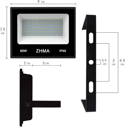 60W Black Lights Flood Light,Blacklight with Plug and Switch for Glow Party Large Space,IP66 Waterproof LED Black Lights for Fluorescent Poster,Halloween,Body Paint,Wedding.2 Pack