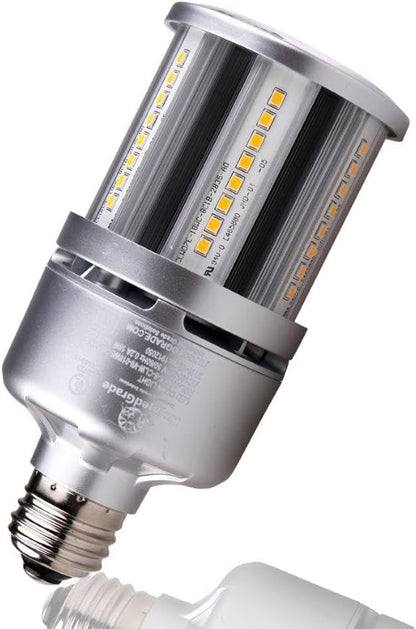 RuggedGrade Aries S Series 18W LED Corn Bulb | 2,430 Lumens | 5000K Bright White | E26 Base | Built-in 6KV Surge Protection | Indoor/Outdoor Retrofit Light | DLC 5.1 Premium