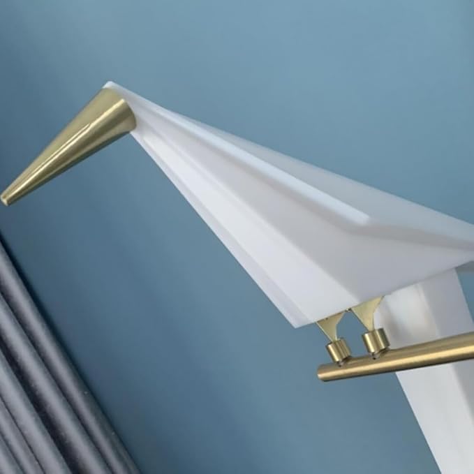 Modern Gold Floor Lamp Creative Crane Bird Standing Floor Lamp Tall Unique Lamps Metal Standing Light 3 Vivid Birds Shade Art Deco Floor Lamps for Living Room Bedroom - Warm Light