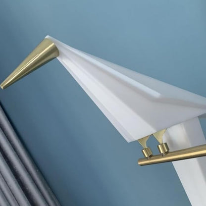 Modern Gold Floor Lamp Creative Crane Bird Standing Floor Lamp Tall Unique Lamps Metal Standing Light 3 Vivid Birds Shade Art Deco Floor Lamps for Living Room Bedroom - Warm Light