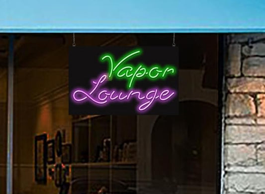 Vapor Lounge Neon Sign