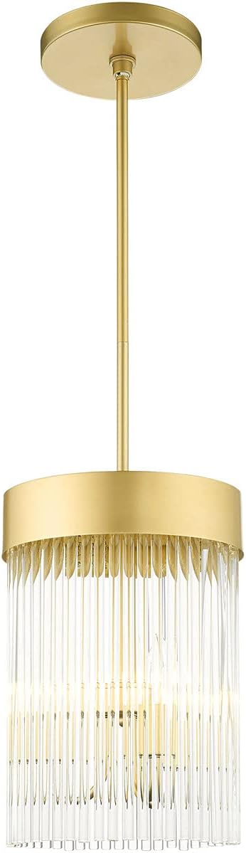 Livex Lighting 49828-33 3 Light Soft Gold Chandelier