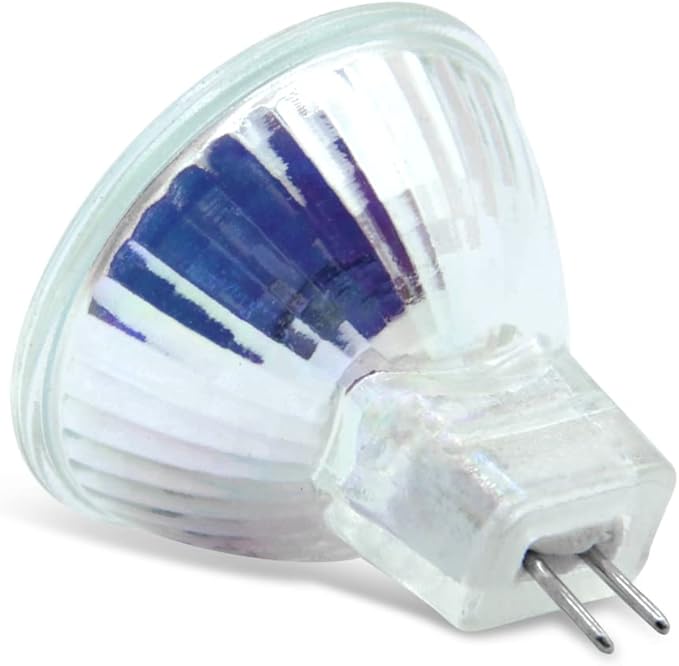 Technical Precision Replacement for Sightsational Fiber Optic Angels - 12 to 24-inch Light Bulb MR11 6V 5W Halogen Bulb - G4 Base - Clear Glass Finish - 1 Pack