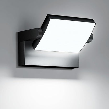 Outdoor Wall Lights 40W 350 ° Adjustable Modern Security Commercial Exterior Wall Mount Fixture 6000K Waterproof Black Floodlights Yard Wall Mount Garage Barn Yard Lights