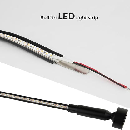Skyline Steel Strip Light Linear Wall Lamp Strip Family Decoration Steel Bar Villa Aisle Bar DIY Length LED Light Cutting Slim Sconce for Wall Ceiling Floor Lighting,6000K Black 118Inch