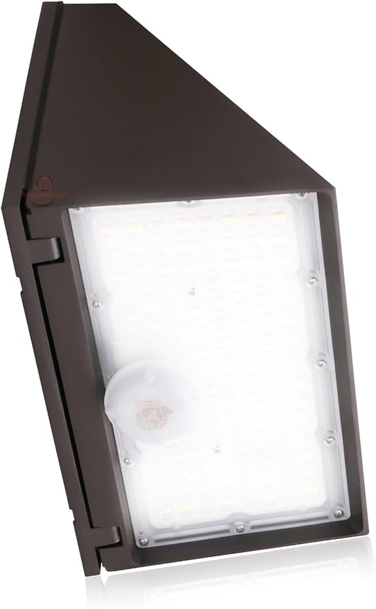 RuggedGrade 40W - Tucana III Series - LED Wall Pack Light with Photocell & Motion Sensor - 5,800 Lumens - Color Selectable 3000K/4000K/5000K - Outdoor LED Light - DLC 5.1 Premium
