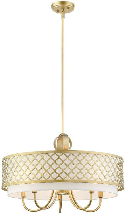 Livex Lighting 41116-92 Pendant Chandelier, English Bronze