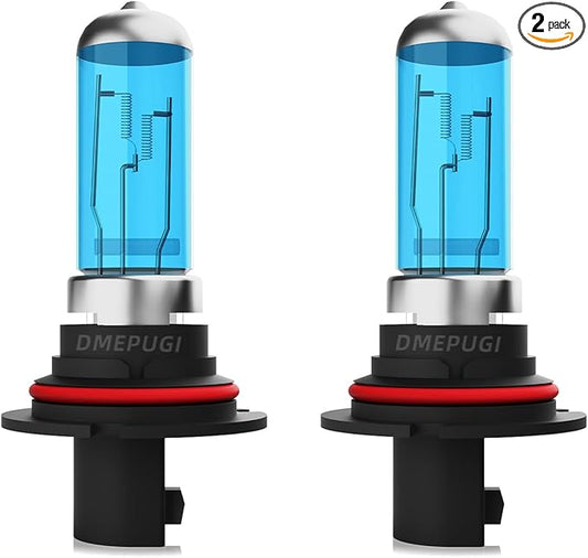 Compatible With Dodge Dakota Dodge Durango 1998-2003 Headlight Bulbs, 9007 High/Low Beam halogen, 6000K White Light,2 Pack