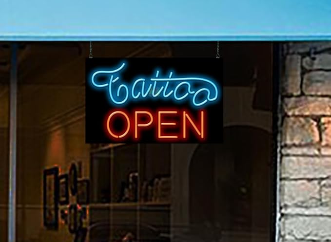 Tattoo Open Neon Sign