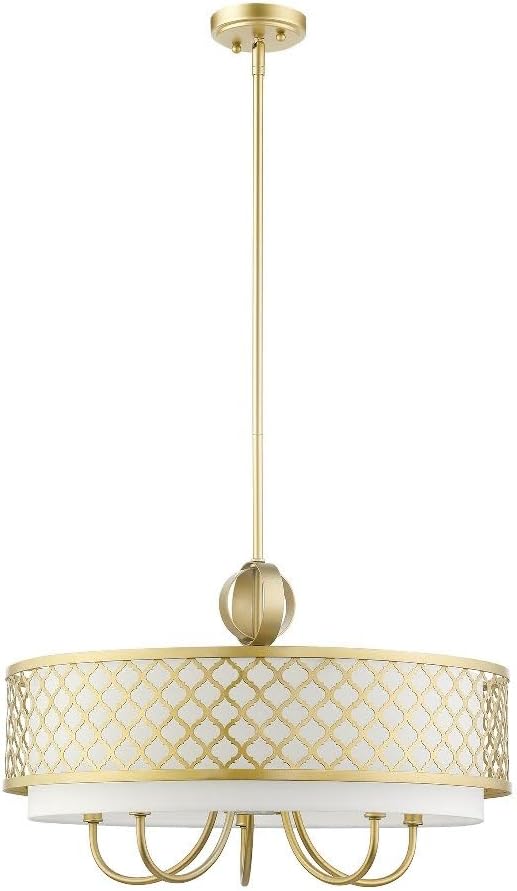 Livex Lighting 41116-92 Pendant Chandelier, English Bronze