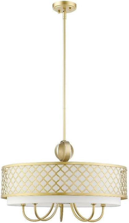 Livex Lighting 41116-92 Pendant Chandelier, English Bronze